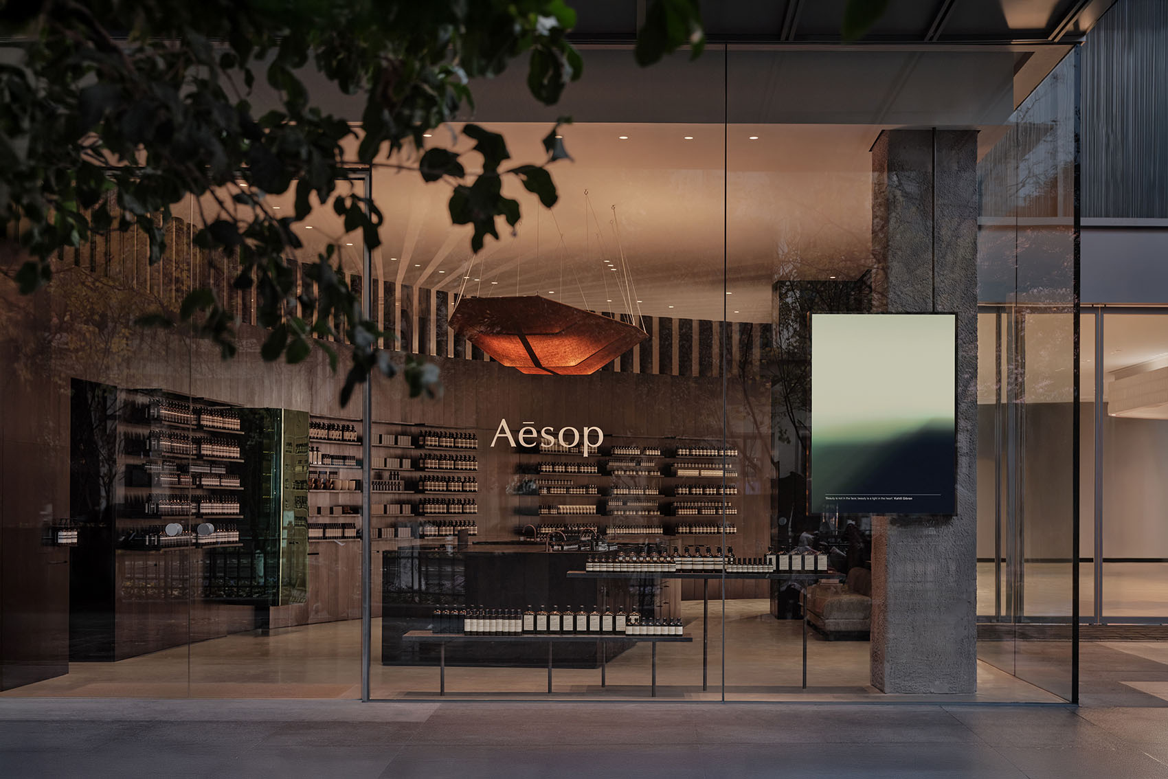 Aesop伊索,零售店設計,護膚品零售店,零售店設計方案,零售店設計案例,Aesop伊索杭州西湖店,杭州,店鋪設計,Aesop伊索店,刷刷建築