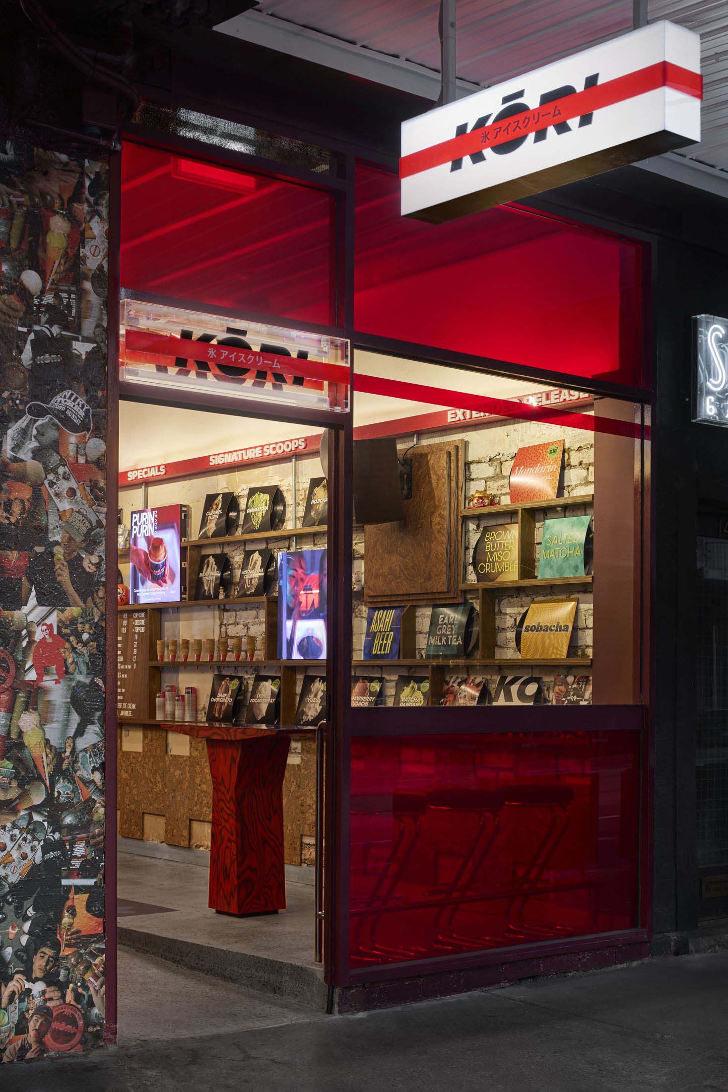 甜品店設計,冰淇淋店設計,甜品店設計案例,甜品店設計方案,Air Design Studio,Kori Ice Cream,墨爾本,極簡主義,極簡風格