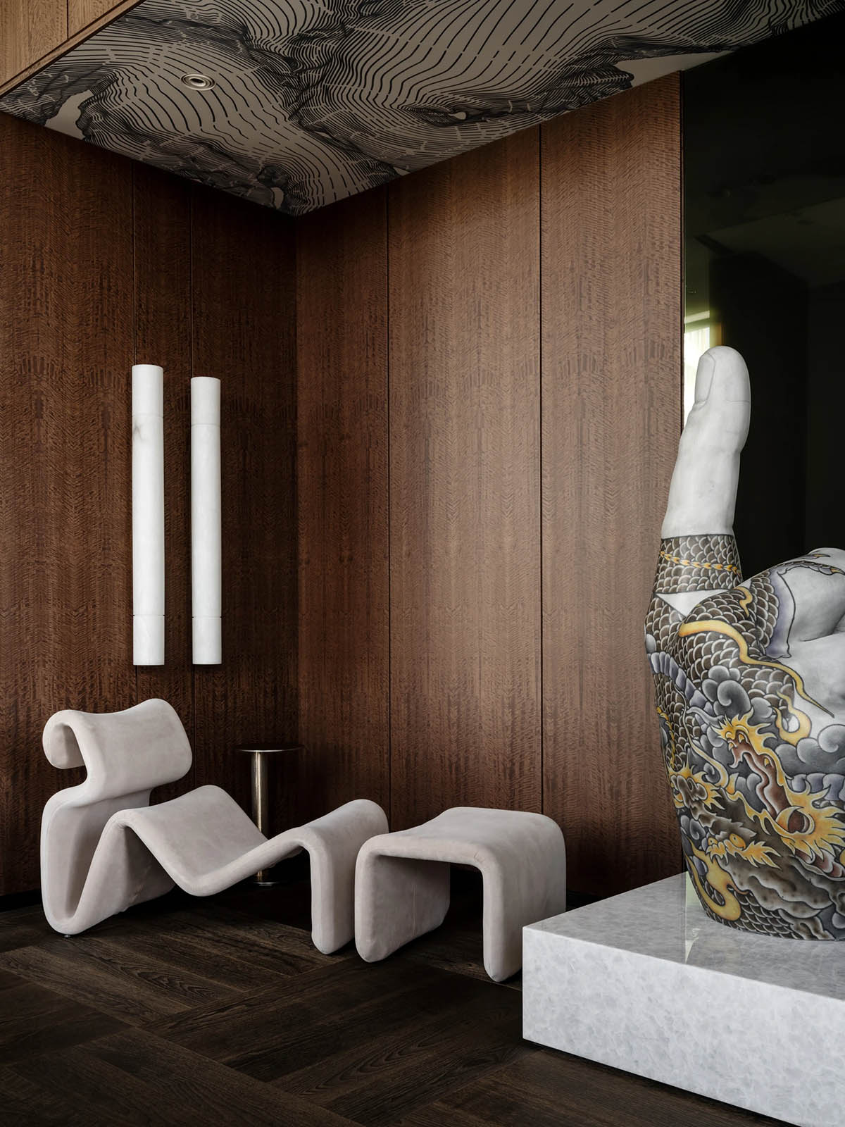 Dseesion,頂層公寓設計,頂層公寓設計案例,俄羅斯,莫斯科,藝術公寓