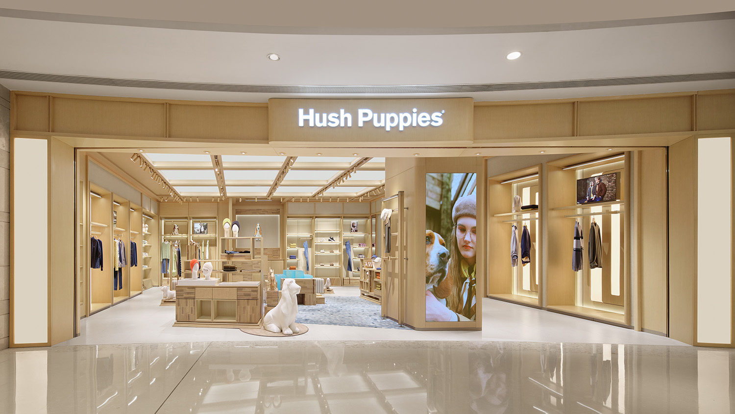 服裝店設計,零售店設計,服裝零售店,服裝店設計案例,服裝店設計方案,旗艦店設計,服裝旗艦店,主題服裝店設計,創意零售店,自在如歸假日舒境：Hush Puppies中國首家主題旗艦店,上海,STILL YOUNG尚洋藝術