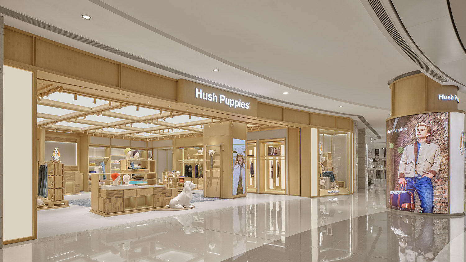 服裝店設計,零售店設計,服裝零售店,服裝店設計案例,服裝店設計方案,旗艦店設計,服裝旗艦店,主題服裝店設計,創意零售店,自在如歸假日舒境：Hush Puppies中國首家主題旗艦店,上海,STILL YOUNG尚洋藝術