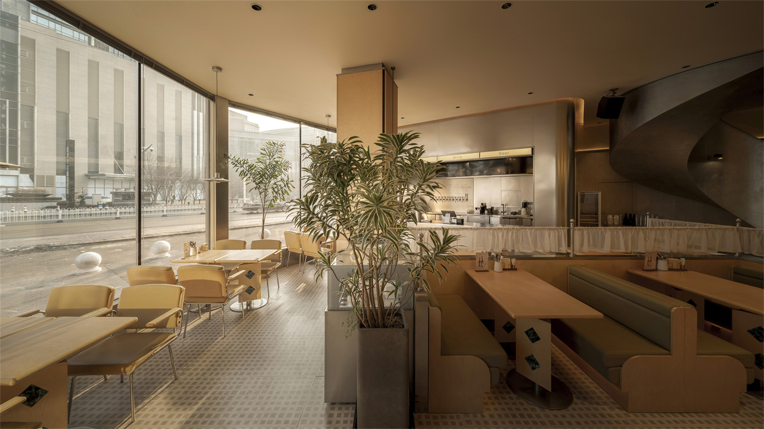 餐廳設計,西餐廳設計,休閑餐廳設計,西餐廳設計案例,西餐廳設計方案,餐廳裝修,主題餐廳設計,沈陽OI Brunch&Bistro西餐廳,沈陽,派克齊空間設計