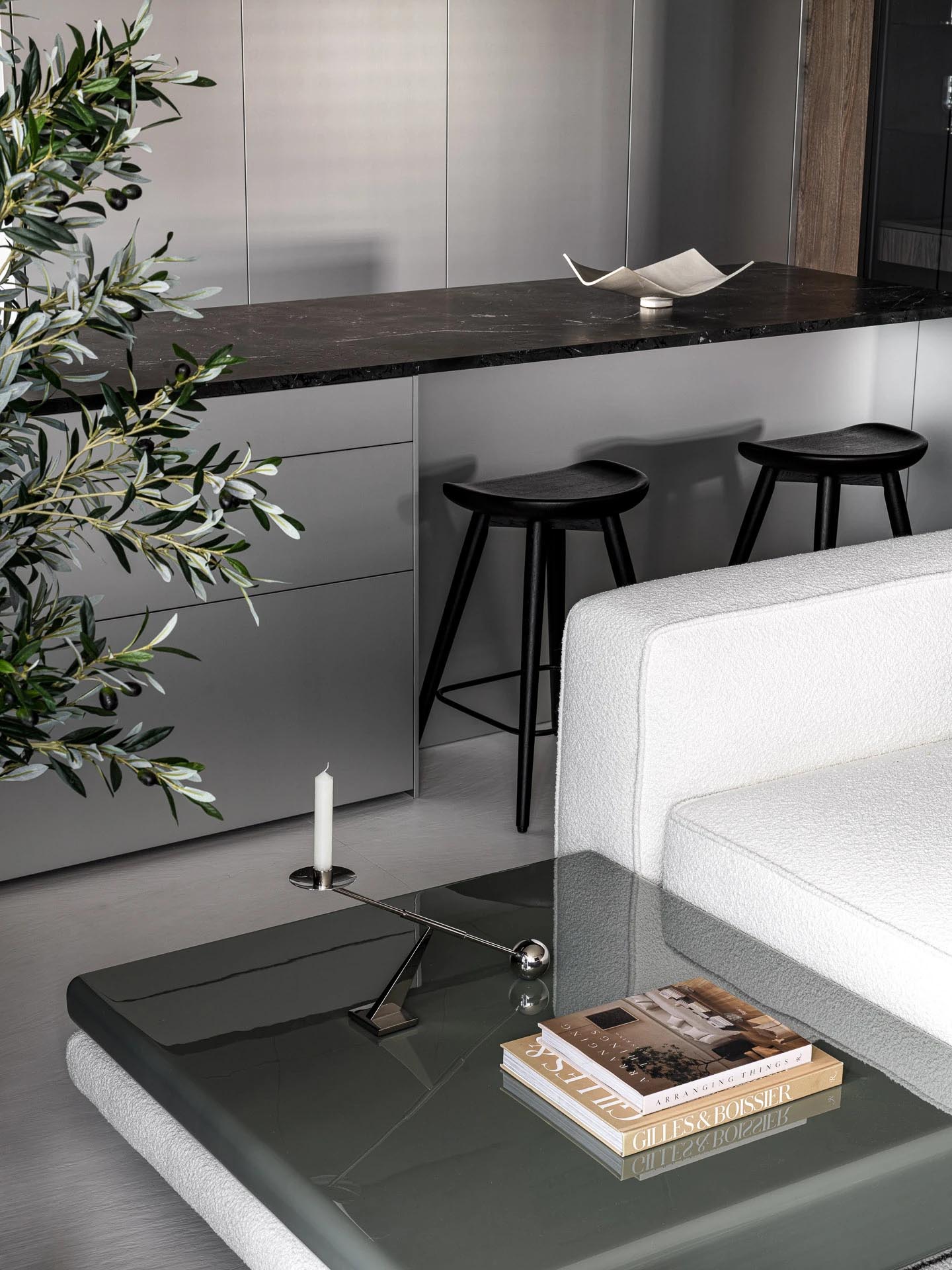 Refresh Architecture & Design,大平層設計,大平層設計案例,俄羅斯,大平層,中性色調