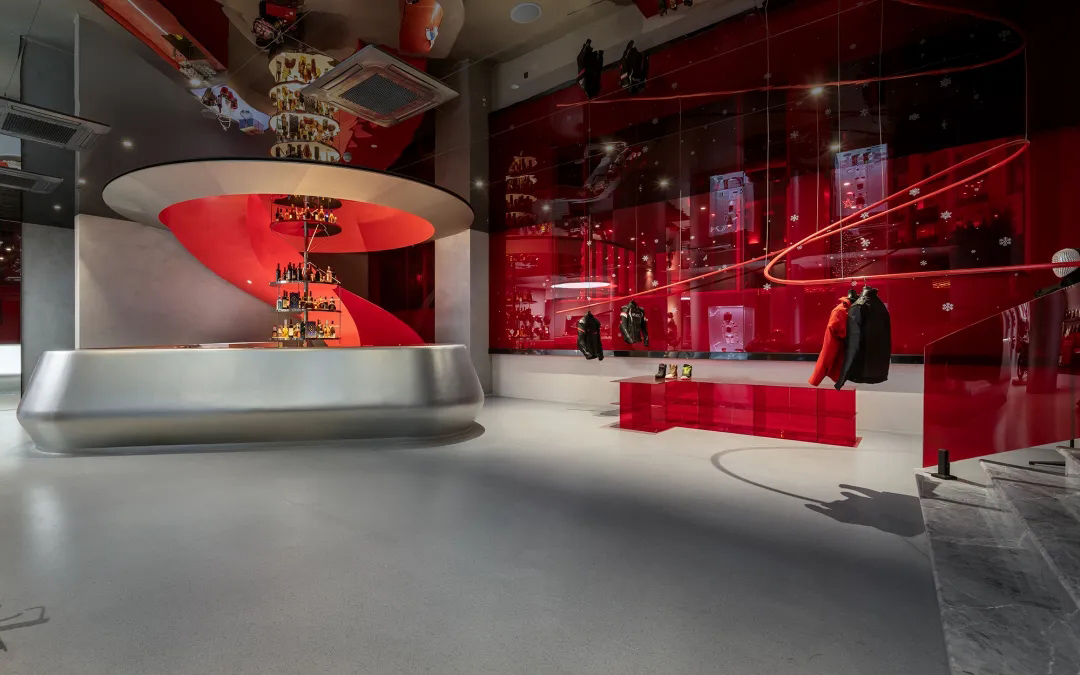 展廳設計,機車展廳,摩托車展廳設計,展廳設計案例,展廳設計方案,上海 SBK Pacing 運動展廳,上海,趙牧桓室內設計研究室