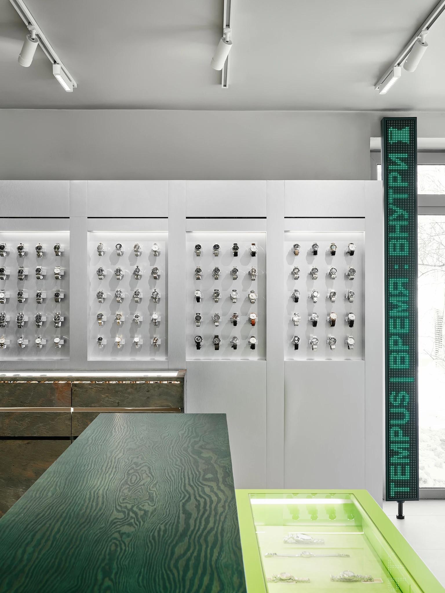 Sinitsa Buro,零售店設計,手表店,俄羅斯,腕表零售店,手表店設計,店鋪設計,Tempus