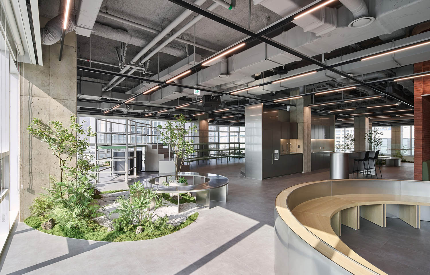 unseenbird,辦公室設計案例,辦公室設計方案,韓國,工業風辦公室,Woowa Brothers,辦公室設計