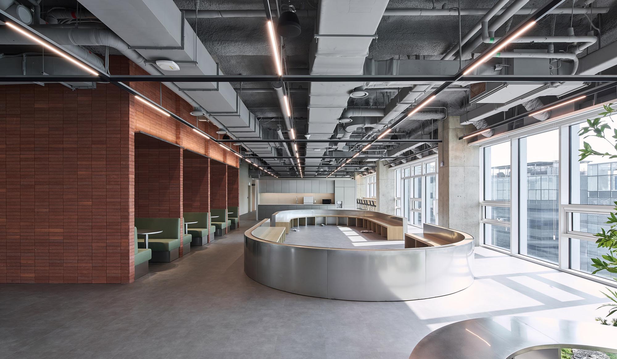 unseenbird,辦公室設計案例,辦公室設計方案,韓國,工業風辦公室,Woowa Brothers,辦公室設計