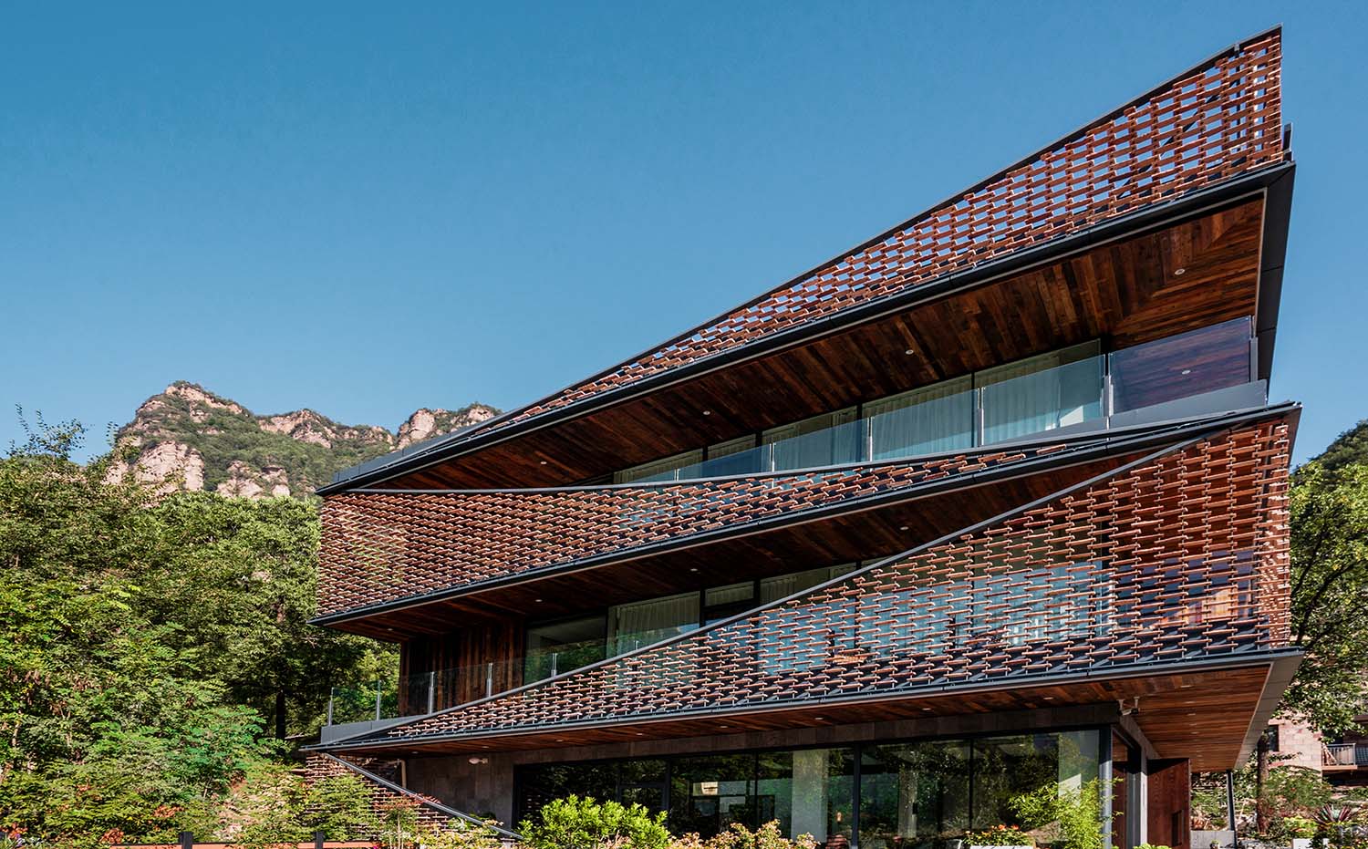 建築改造,酒店設計,度假酒店設計,酒店立麵改造,民宿設計,酒店設計案例,酒店設計方案,河南安陽不遠太行度假酒店二期,河南安陽,源合萬相建築設計