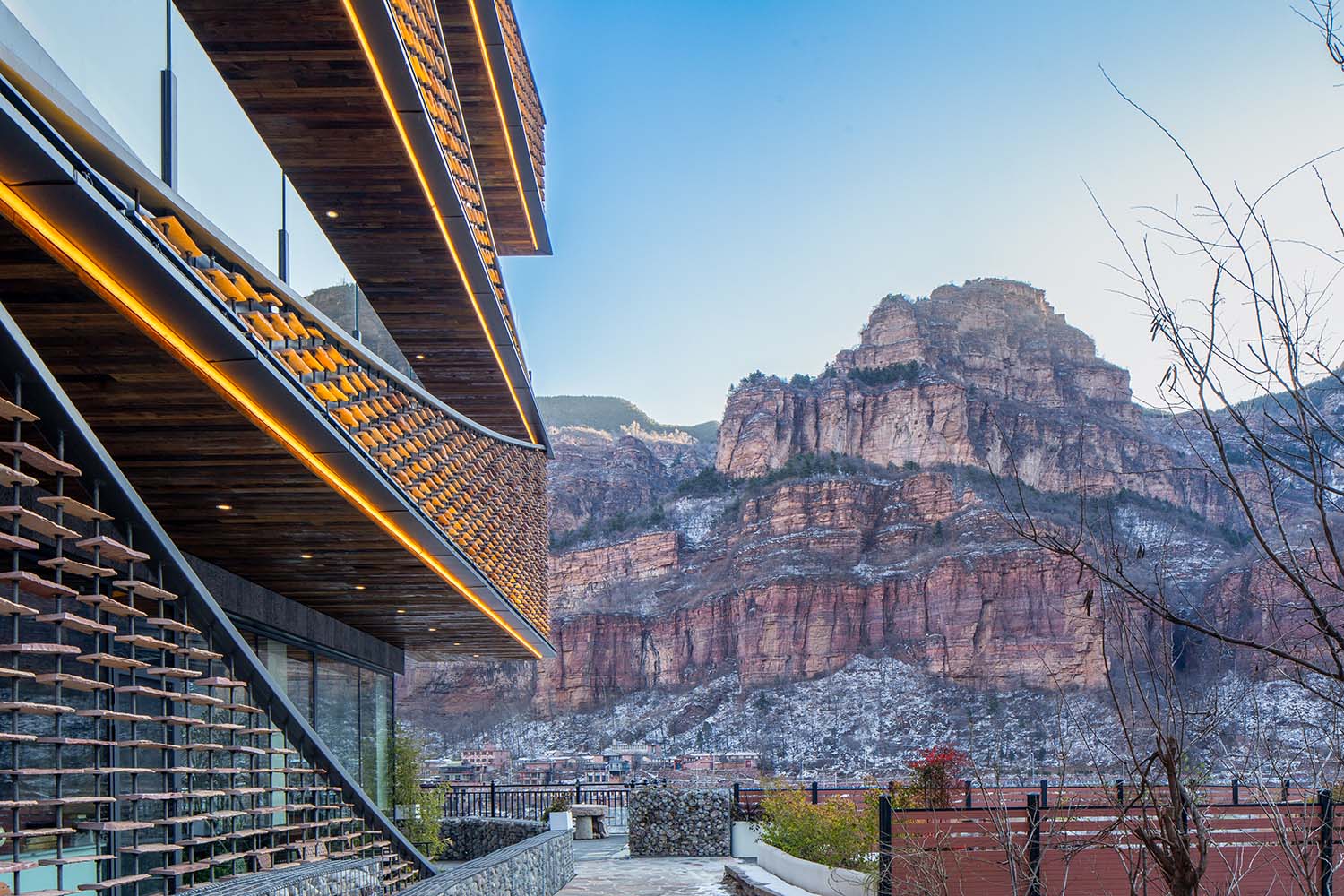 建築改造,酒店設計,度假酒店設計,酒店立麵改造,民宿設計,酒店設計案例,酒店設計方案,河南安陽不遠太行度假酒店二期,河南安陽,源合萬相建築設計