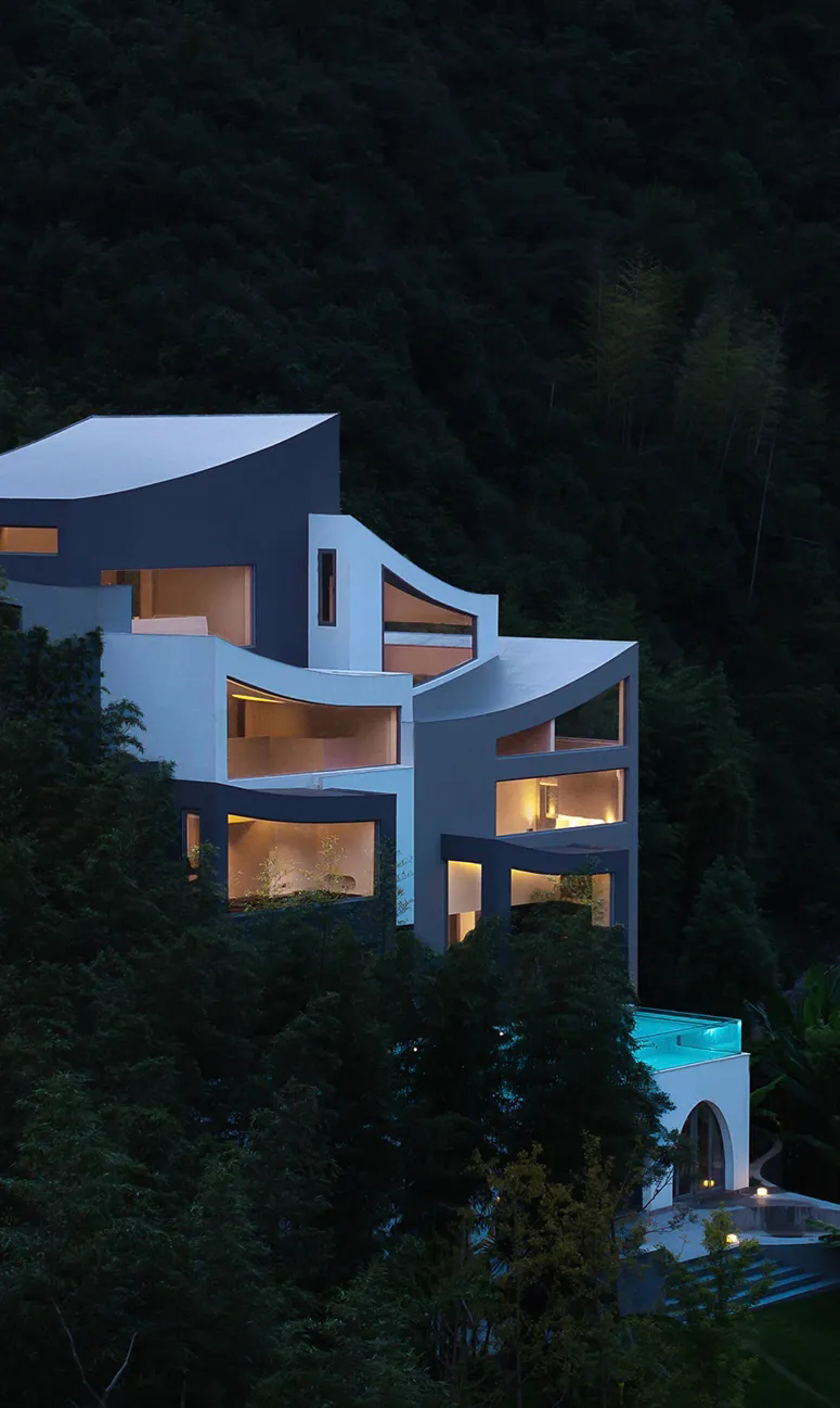 民宿設計,建築設計,民宿建築,高端民宿設計,度假酒店設計,酒店設計,侘寂風民宿,民宿設計案例,民宿設計方案,杭州千島湖溪山行旅藝文居停（民宿）,杭州千島湖,溪山行旅,RCD設計/胡建勇