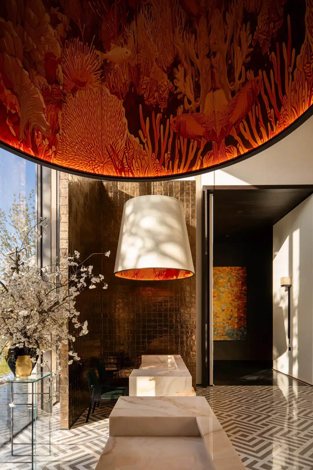 售樓處設計,會所設計,售樓處設計案例,售樓處設計方案,營銷中心設計,現代風格售樓處,杭州興耀沐芳洲,杭州,LYZD李益中設計