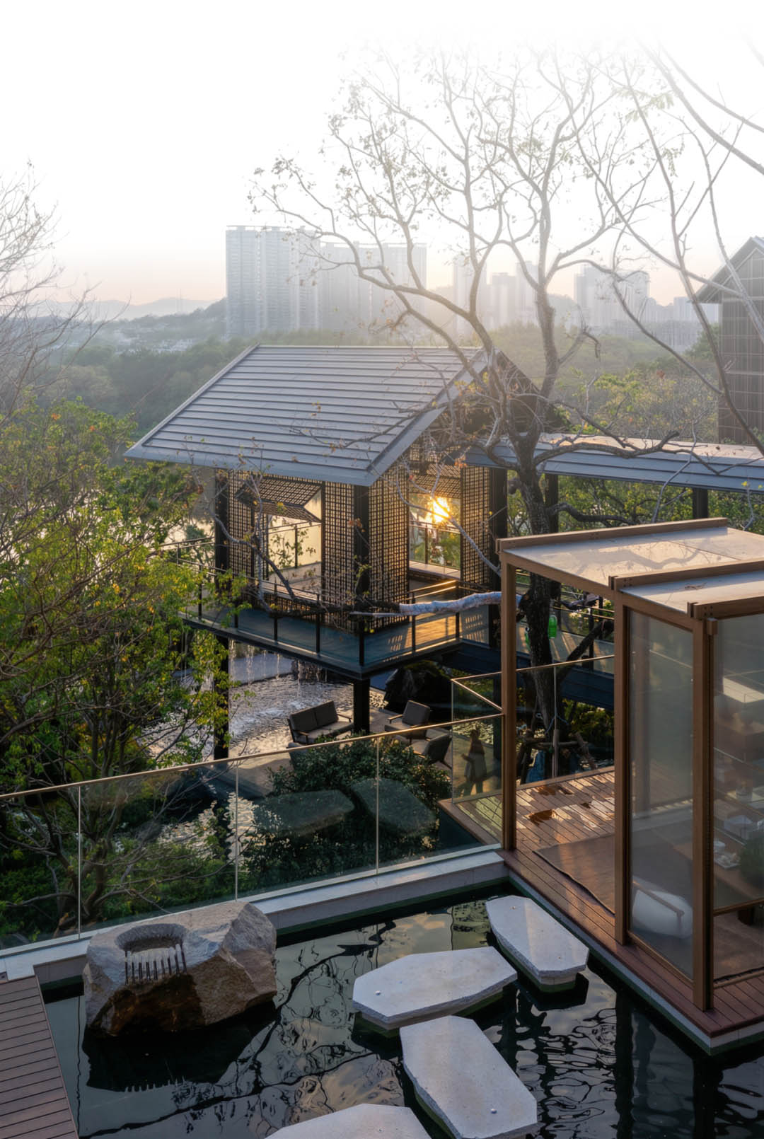 樣板間設計,樣板間設計案例,樣板間設計方案,現代風格樣板間,輕奢樣板間設計,別墅樣板間,樣板間軟裝設計,廣州金地香山湖·禦湖頌別墅,廣州,金地禦湖頌,詩意空間設計