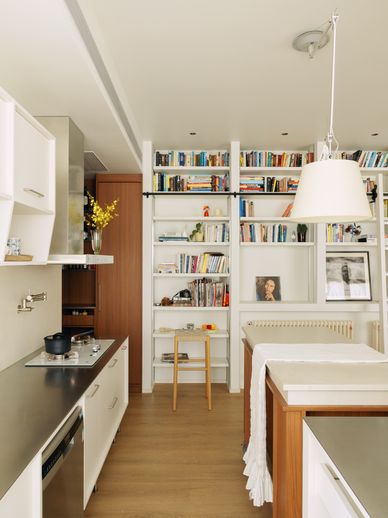 800㎡公寓設計,80㎡,住宅設計,小戶型設計,小戶型設計案例,小戶型設計方案,開放式布局,上海書牆公寓,上海,棲斯設計