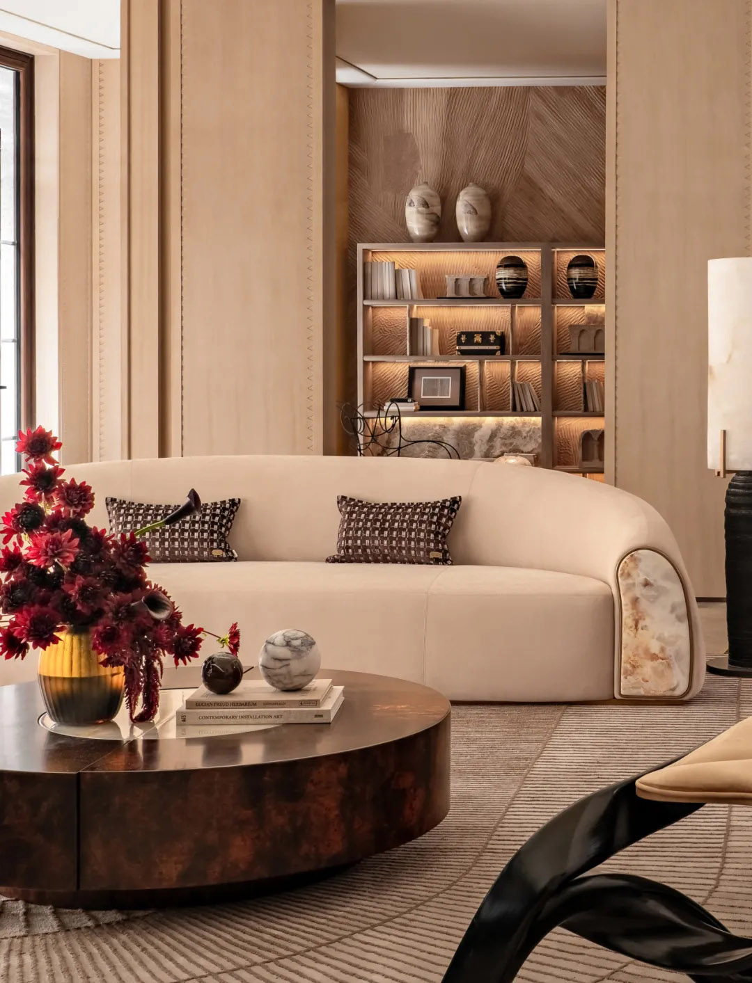 731㎡,樣板間設計,別墅樣板間,樣板間軟裝設計,輕奢樣板間,樣板間設計案例,樣板間設計方案,現代風格樣板間,上海信安裏-弄堂新生藝術共鳴,上海,布魯盟室內設計,布魯盟