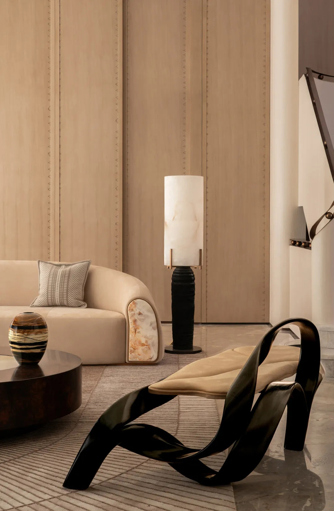 731㎡,樣板間設計,別墅樣板間,樣板間軟裝設計,輕奢樣板間,樣板間設計案例,樣板間設計方案,現代風格樣板間,上海信安裏-弄堂新生藝術共鳴,上海,布魯盟室內設計,布魯盟