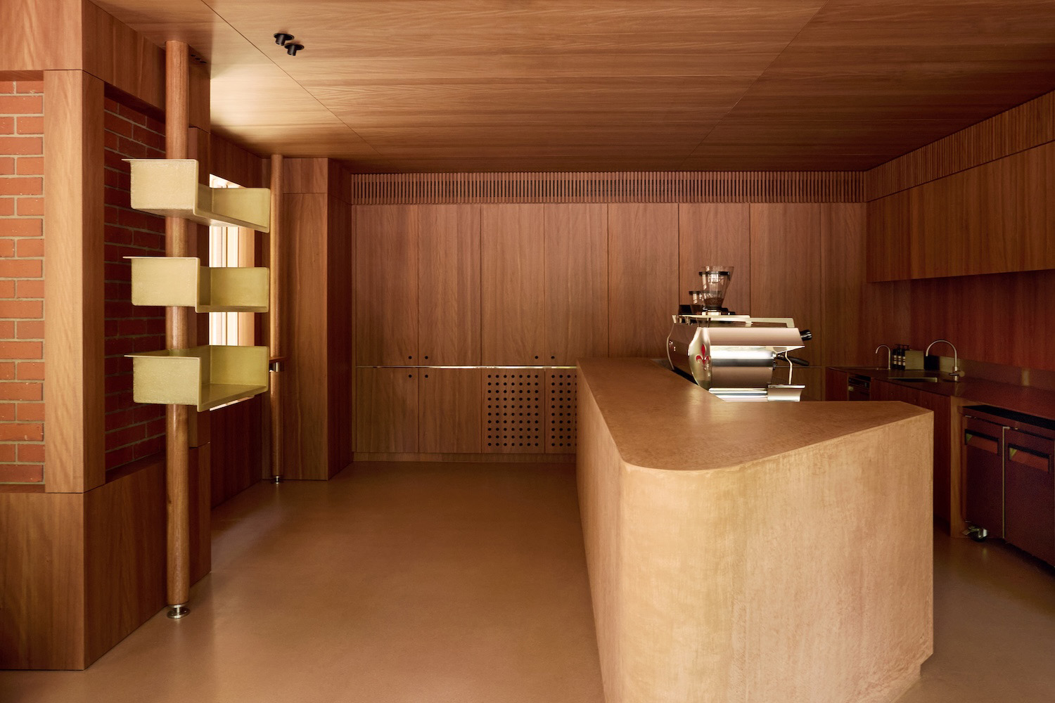 Standing Room Coffee,咖啡廳,澳大利亞,Dion Hall,極簡風格咖啡廳設計,極簡主義,精品咖啡廳,小型咖啡館