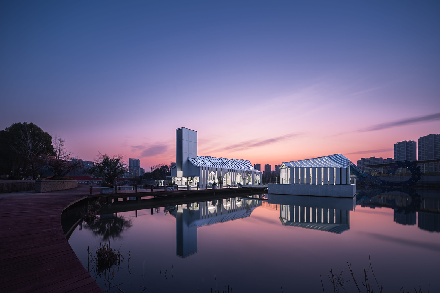 建築設計,公園建築設計,禮堂設計,結婚禮堂,禮堂設計案例,禮堂設計方案,蘇州天鵝湖禮堂—公園生活的儀式感,蘇州,平介設計,楊楠