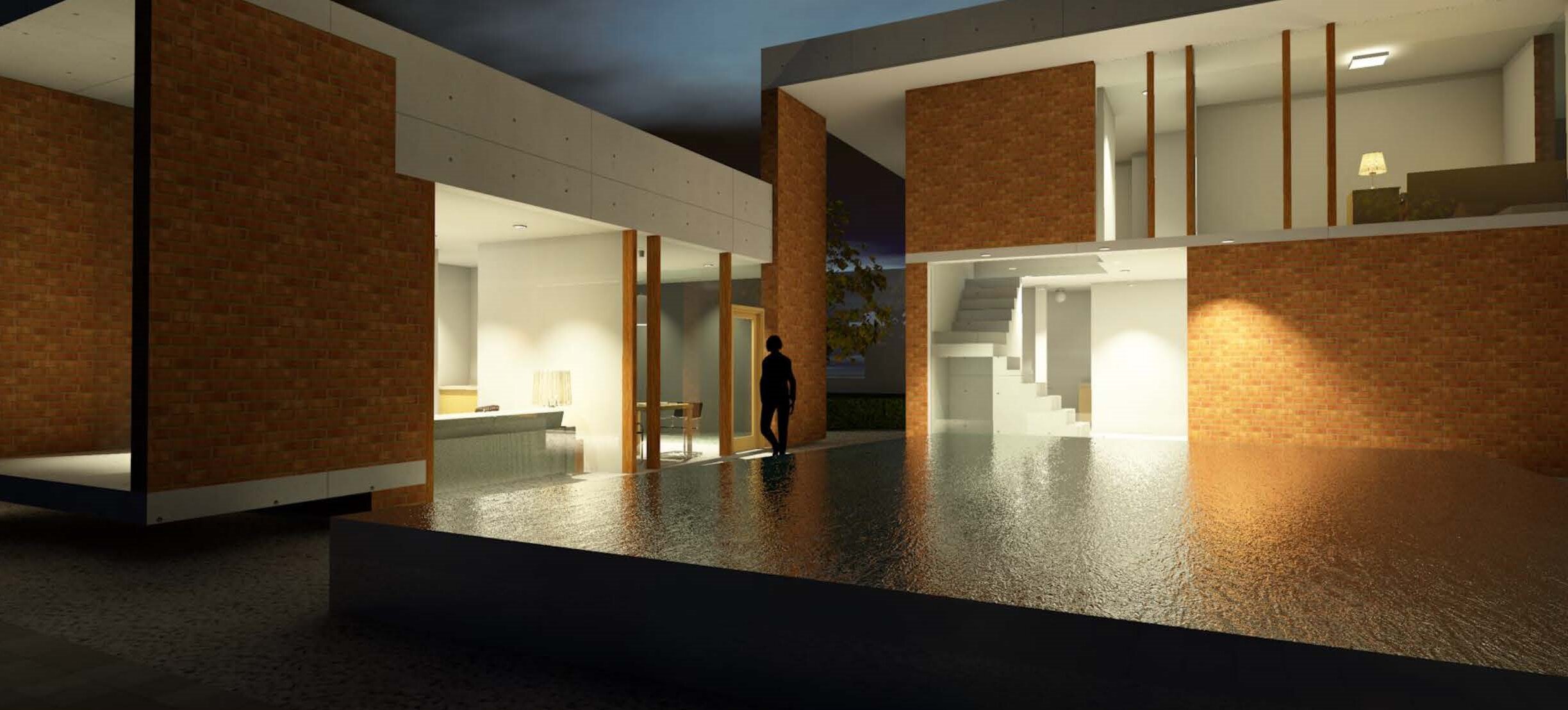 樣板間設計,樣板間設計案例,樣板間設計方案,現代風格樣板間,建築立麵改造,外立麵改造,外立麵設計,院落樣板間,山西晉中田森新晉優品展示中心,山西晉中,WHY Atelier