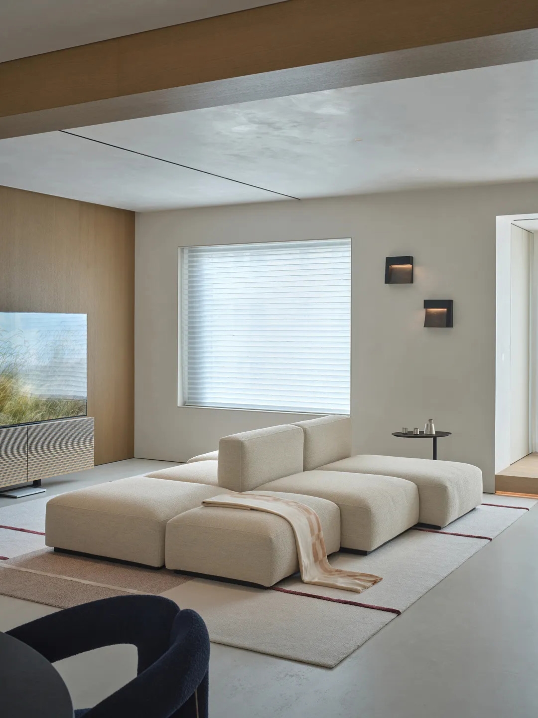 360㎡複式設計,360㎡,複式住宅設計,複式住宅,現代風格複式設計,極簡複式,頂層複式設計,複式設計案例,複式設計方案,溫州極簡頂層複式-克製與溫柔,溫州,柒築空間設計