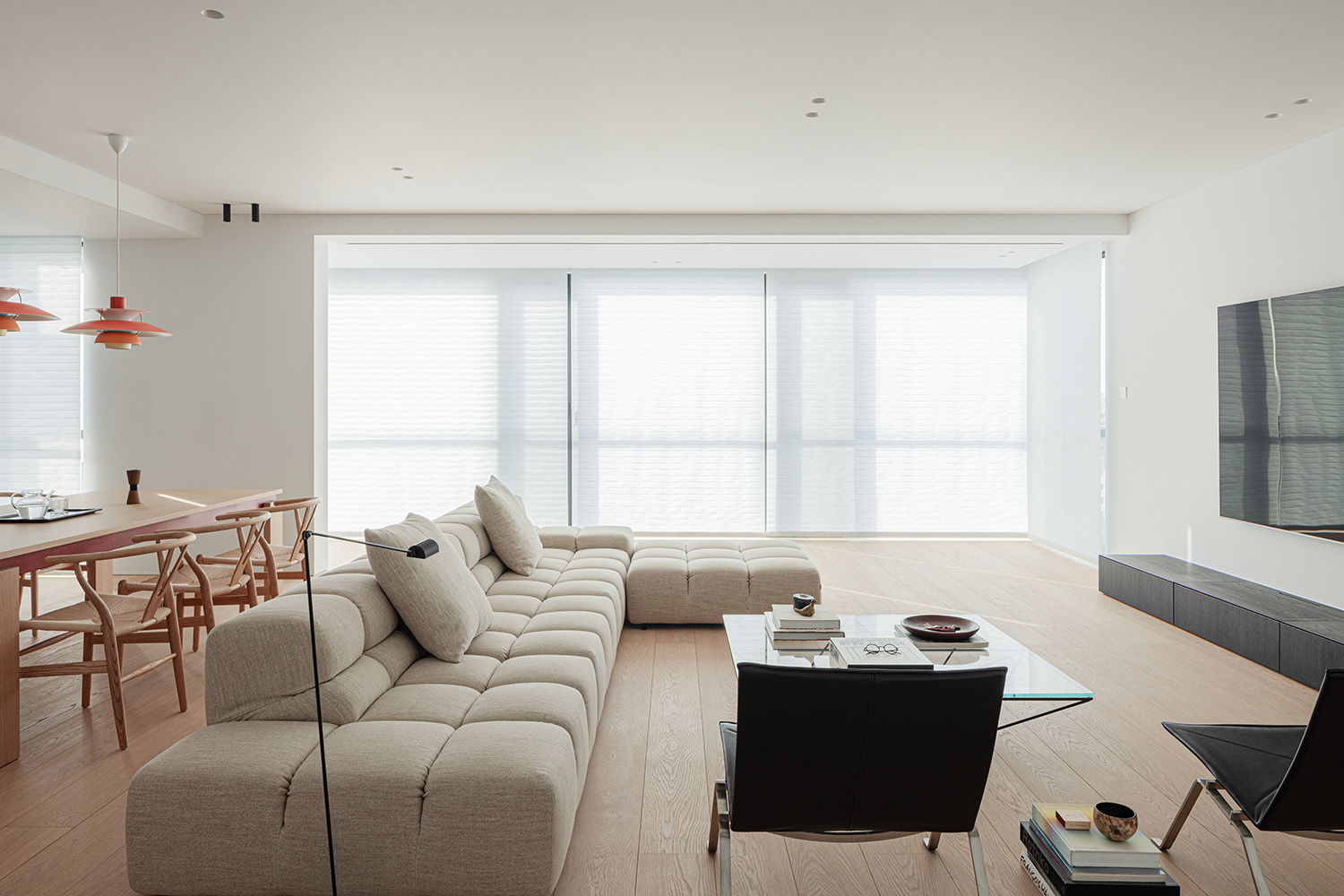 複式設計,極簡複式,頂層複式設計,300㎡複式設計,3000㎡,複式設計案例,複式設計方案,極簡風格住宅,住宅設計,鄭州頂層複式-生活的歸序,鄭州,MOOI TIMELESS木已設計