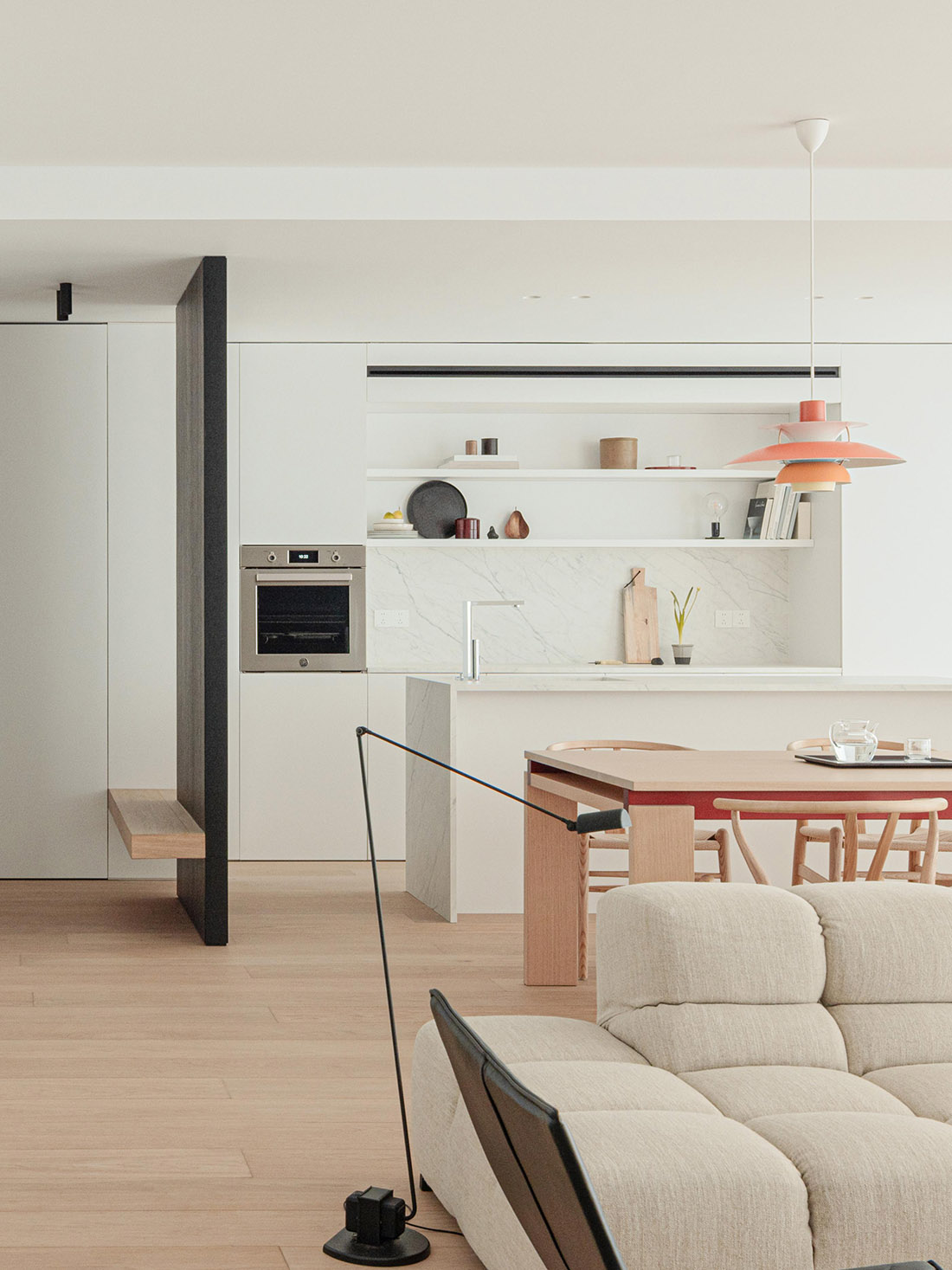 複式設計,極簡複式,頂層複式設計,300㎡複式設計,3000㎡,複式設計案例,複式設計方案,極簡風格住宅,住宅設計,鄭州頂層複式-生活的歸序,鄭州,MOOI TIMELESS木已設計