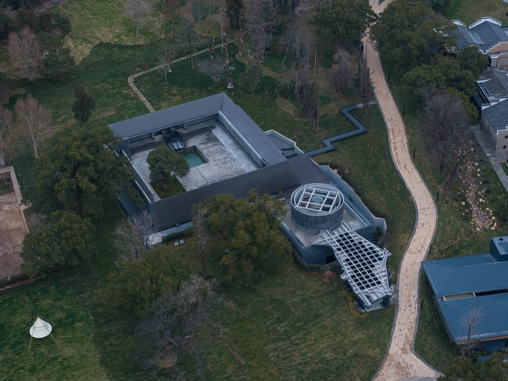 文物建築改造,公共空間設計,景點建築改造,城市更新,建築改造,歸雲境洗墨池：在曆史舊址之上的當代重構,歸雲境洗墨池,廬山,嚴暘建築設計