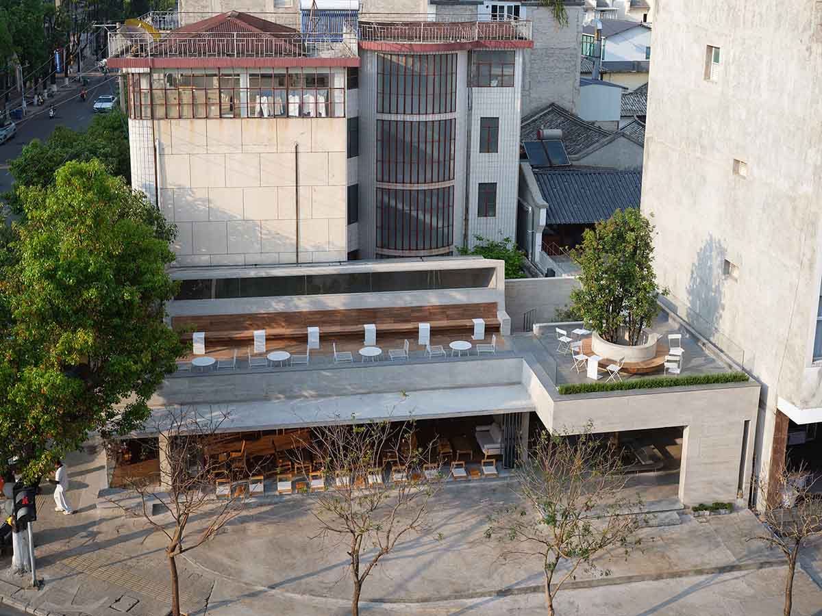 咖啡店設計,咖啡店設計案例,咖啡店裝修,咖啡店設計方案,街邊咖啡店,開放式咖啡店,建築改造,雲南保山希音咖啡·感官研究社,雲南保山,拾號建築