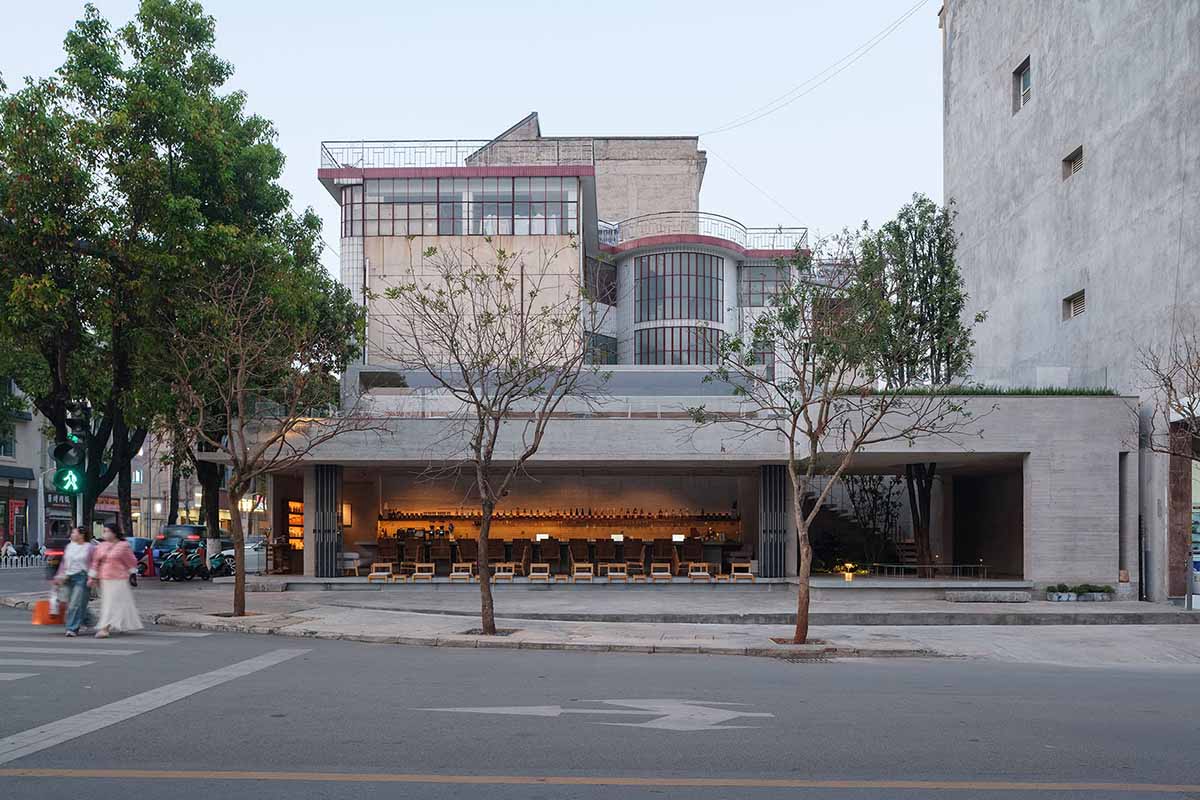 咖啡店設計,咖啡店設計案例,咖啡店裝修,咖啡店設計方案,街邊咖啡店,開放式咖啡店,建築改造,雲南保山希音咖啡·感官研究社,雲南保山,拾號建築