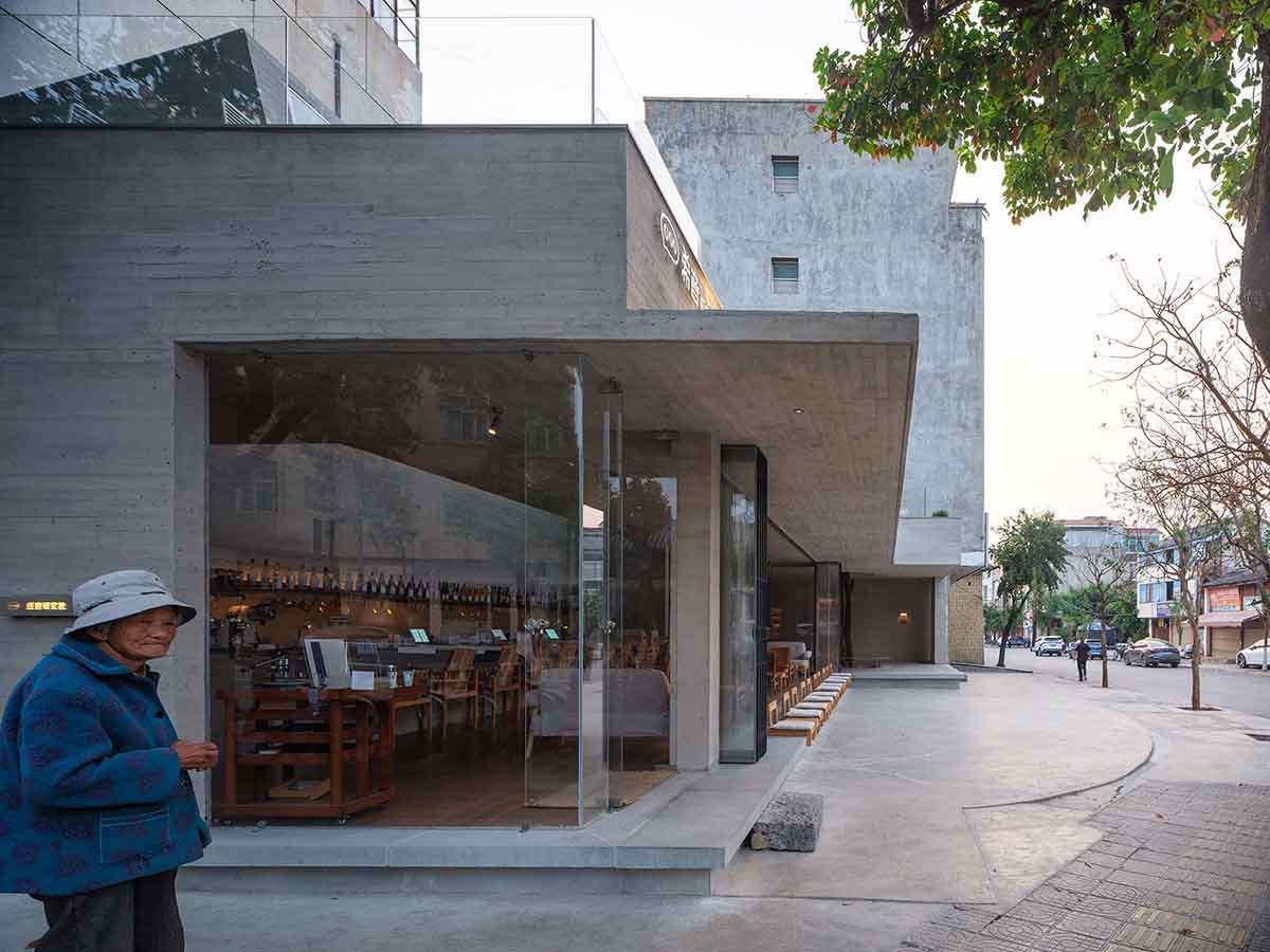 咖啡店設計,咖啡店設計案例,咖啡店裝修,咖啡店設計方案,街邊咖啡店,開放式咖啡店,建築改造,雲南保山希音咖啡·感官研究社,雲南保山,拾號建築