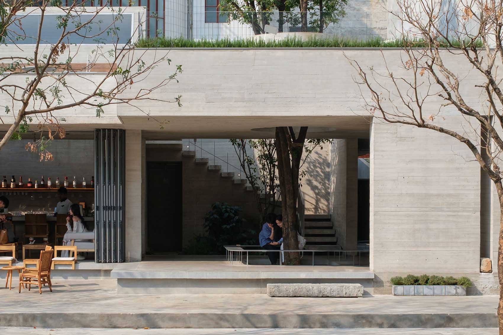 咖啡店設計,咖啡店設計案例,咖啡店裝修,咖啡店設計方案,街邊咖啡店,開放式咖啡店,建築改造,雲南保山希音咖啡·感官研究社,雲南保山,拾號建築