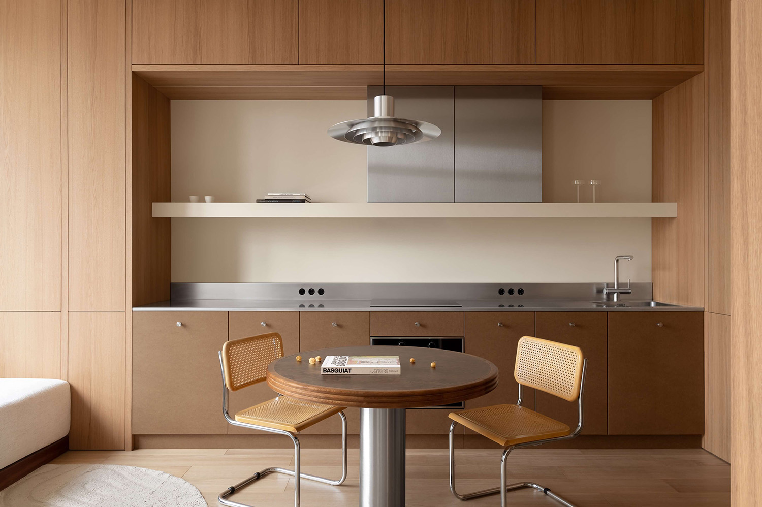 ater.architects,住宅設計,公寓設計案例,烏克蘭,基輔,原木色,小戶型設計,極簡主義