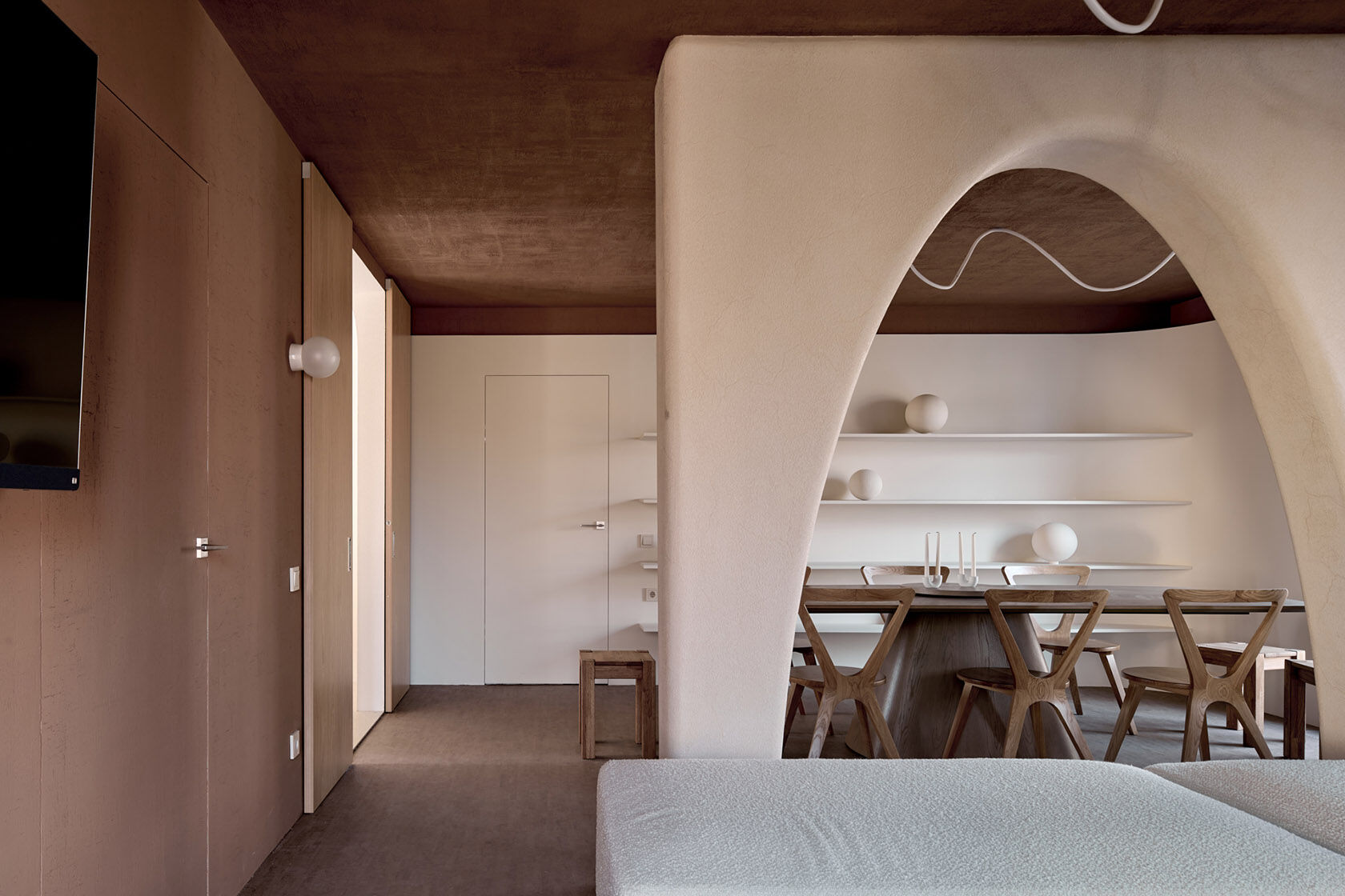 SHKAF architects,住宅設計,住宅設計案例,俄羅斯,莫斯科,極簡風格住宅設計,微水泥,極簡主義,住宅改造