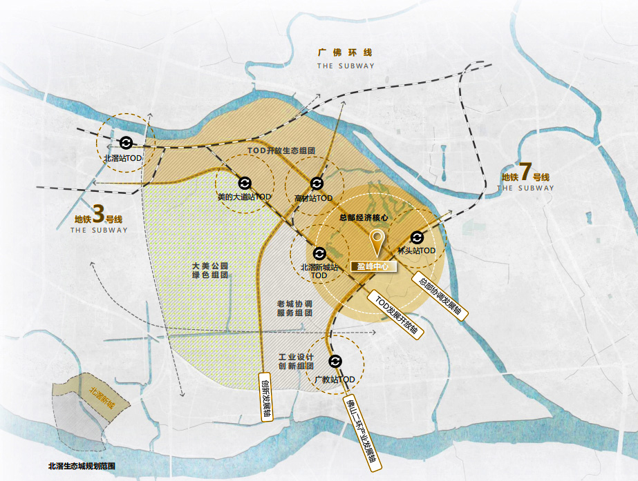 立麵改造,建築改造,建築立麵改造,辦公室大堂改造,重塑總部商務新標杆-順德盈峰中心形象門戶升級,廣東順德,睿住天元設計